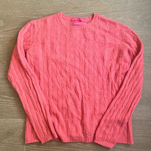 Peter Millar Cable Knit Cashmere Sweater size medium - Picture 1 of 10